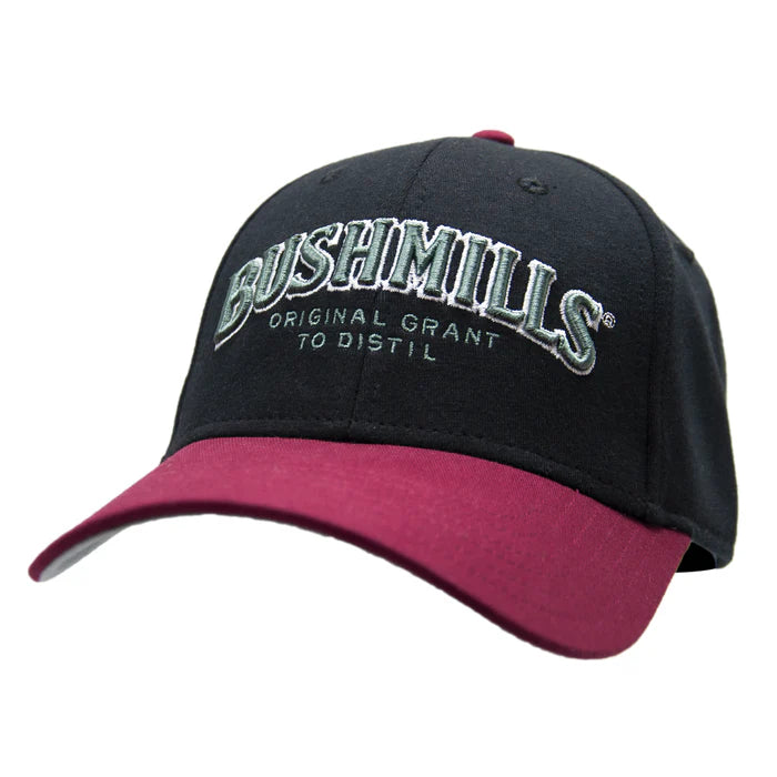 Bushmills Black &amp; Burgundy Baseball Cap