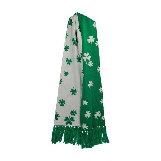 Irish Reversible Shamrock Scarf