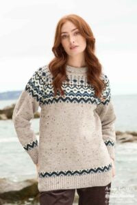 NIAMH ICELANDIC CREW NECK SWEATER