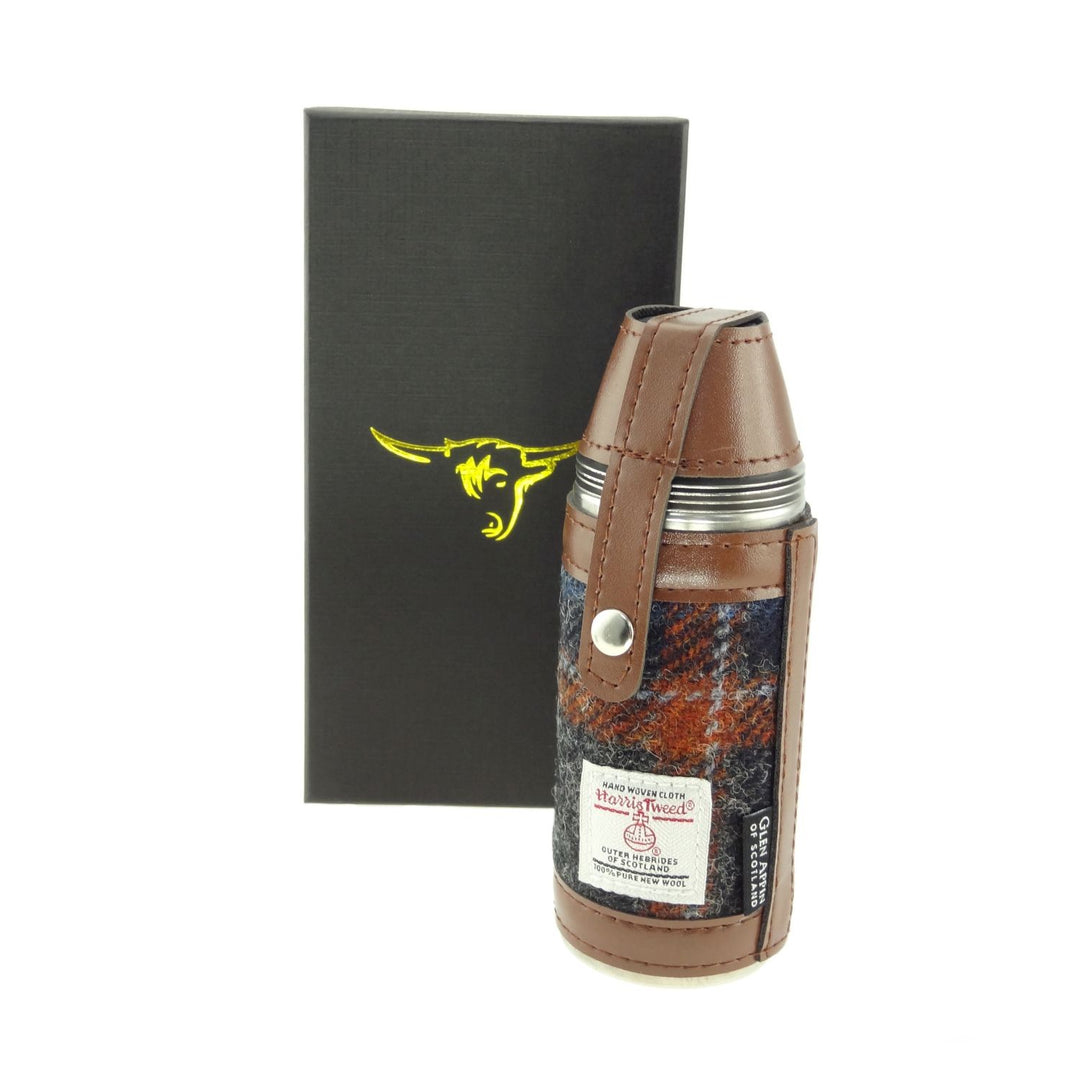 Hunting Flask with Harris Tweed®