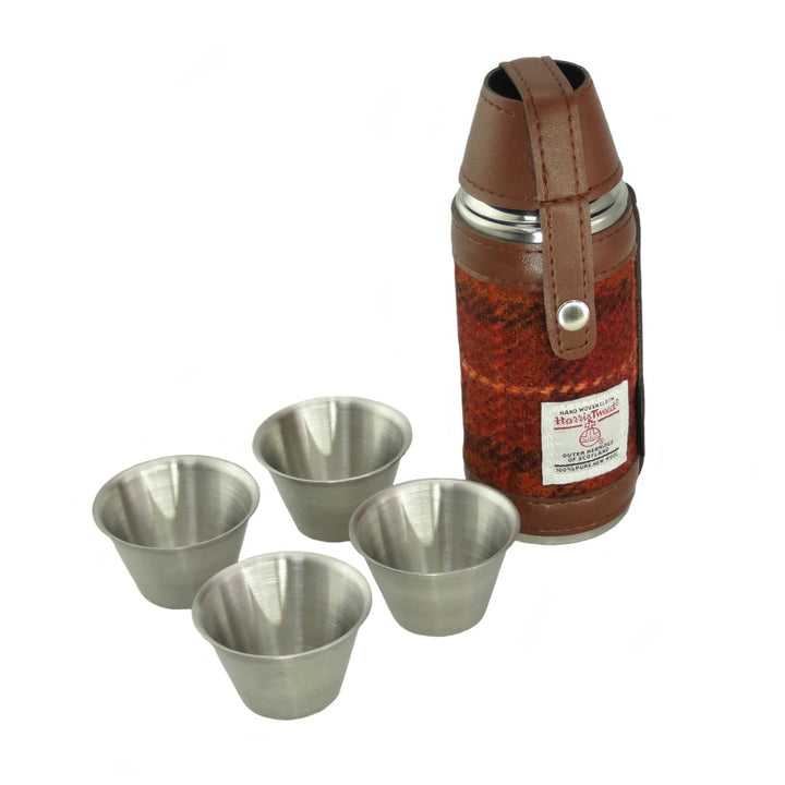 Harris Tweed® Hunting Flask Set