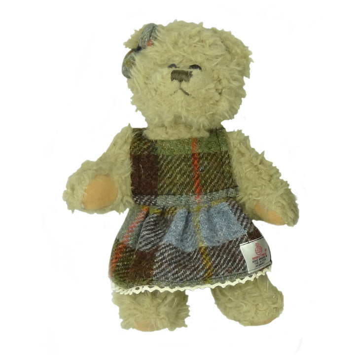 Girl Teddy Bear with Harris Tweed® Clothing