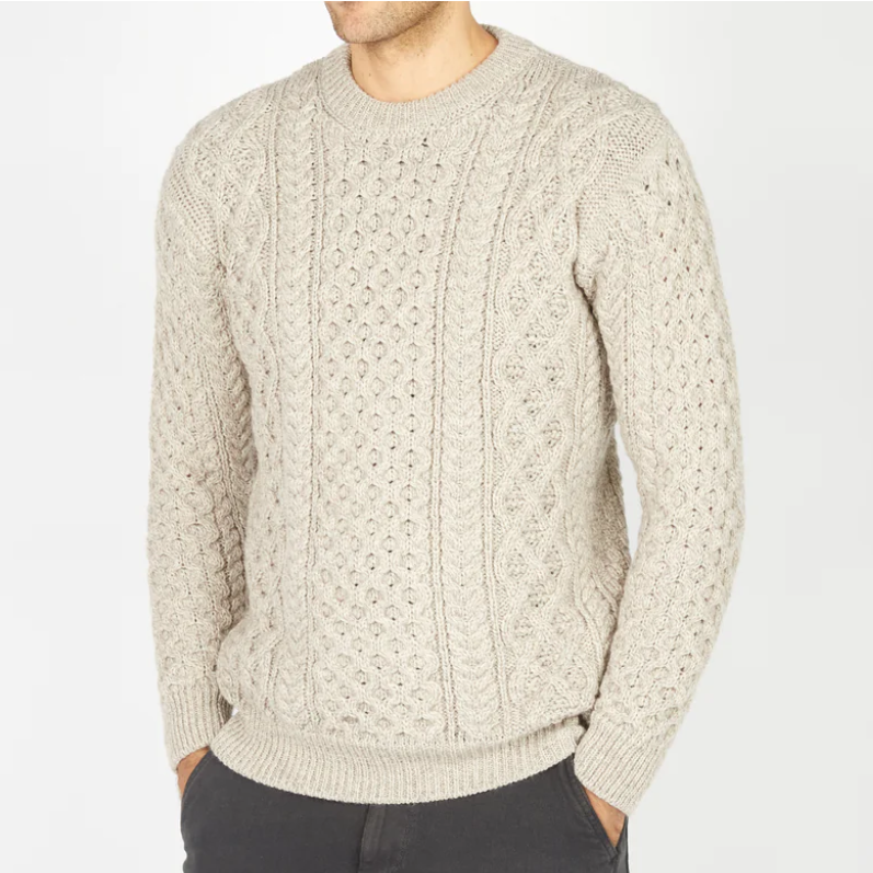 Men's Heavy Honeycomb Pullover Sweater