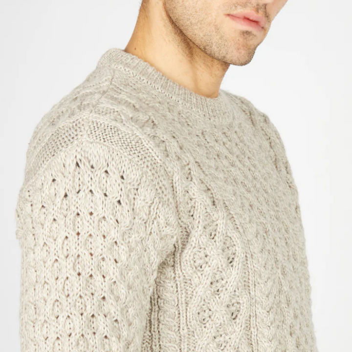 Men's Heavy Honeycomb Pullover Sweater