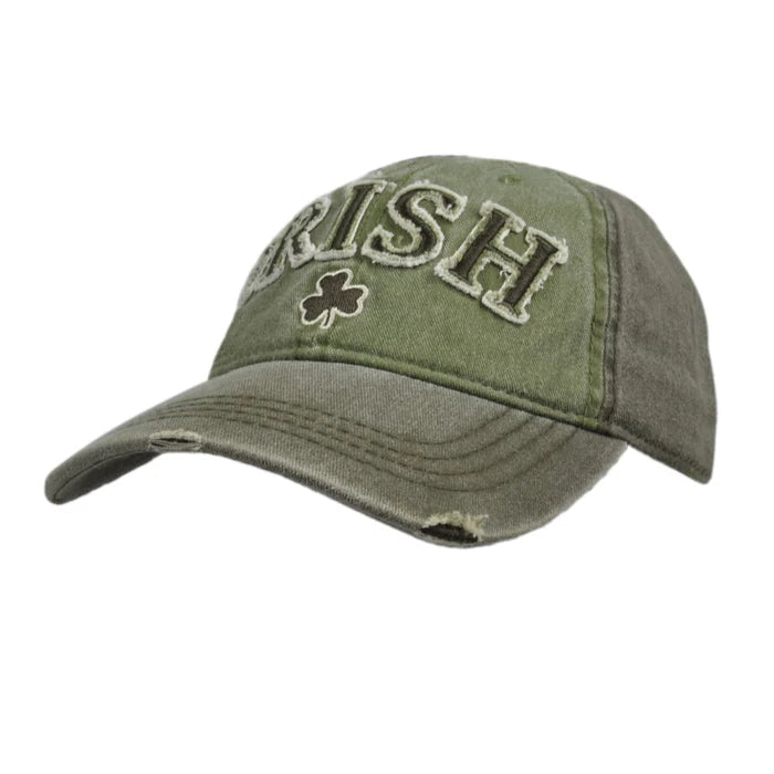 Green Shamrock Irish Baseball Cap
