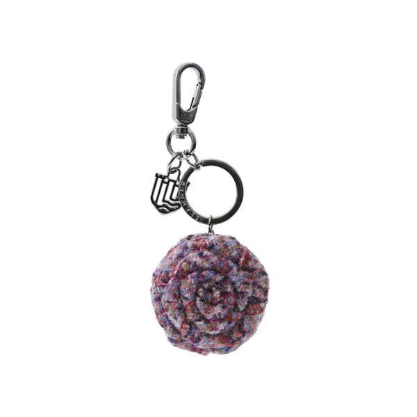 Handmade Islander® Harris Tweed® Rose Keyring