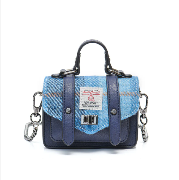 Islander® Tartan Wee Satchel with Harris Tweed®