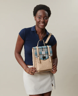 The Mini Carloway Backpack with Harris Tweed®