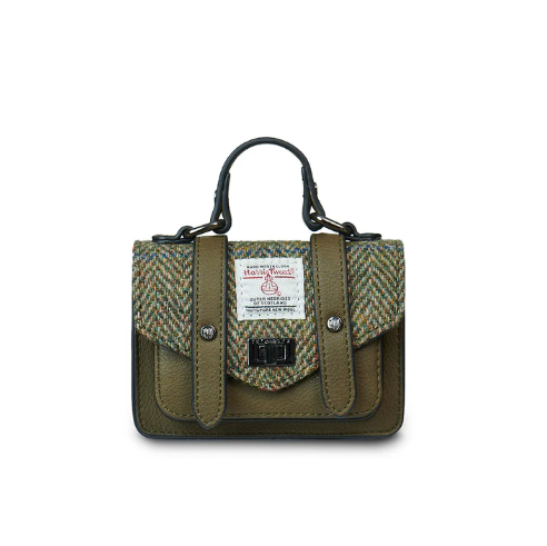 Islander® Tartan Wee Satchel with Harris Tweed®
