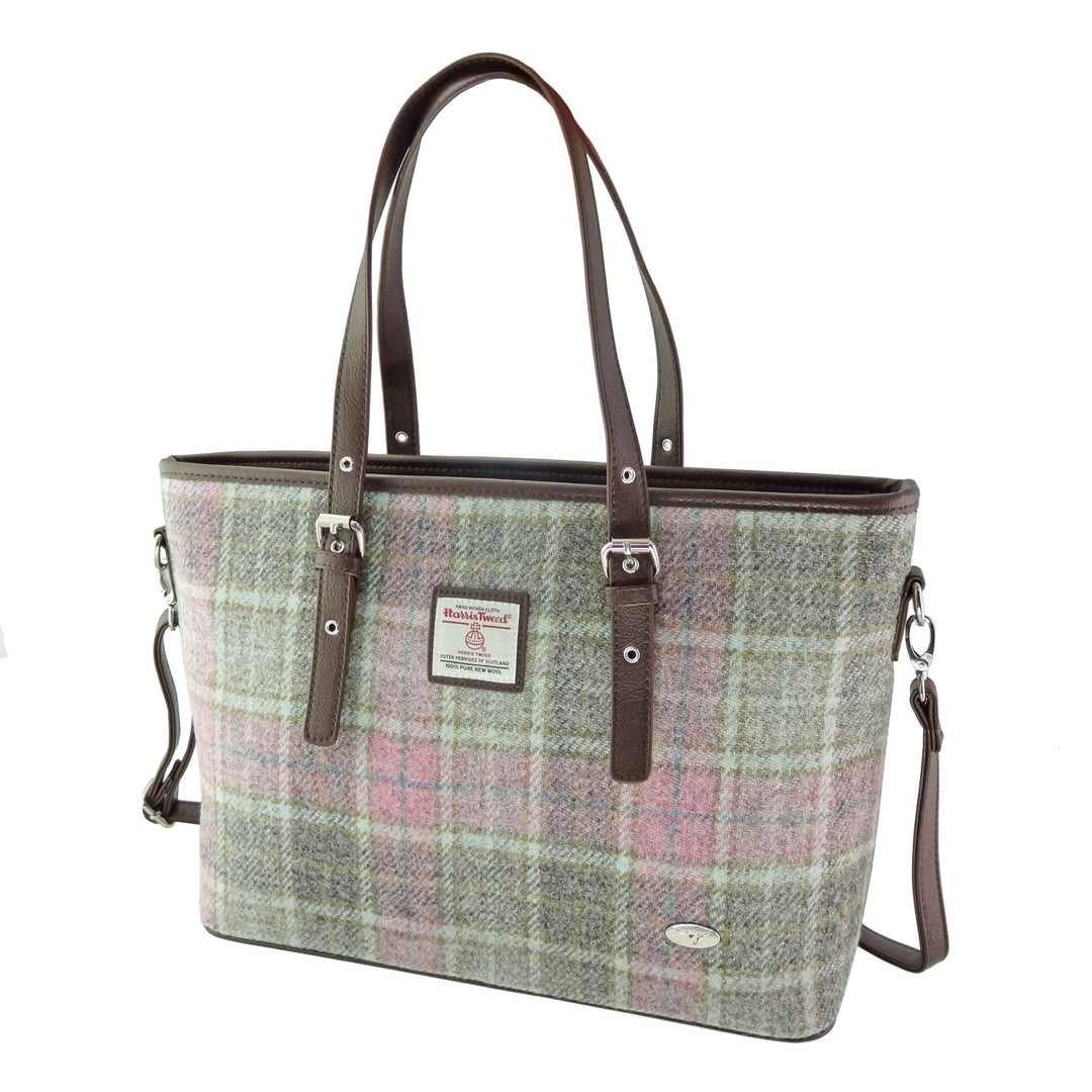 Large Tote Bag 'Spey' with Harris Tweed®