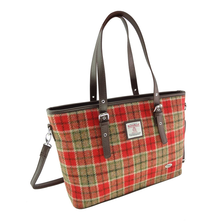 Large Tote Bag 'Spey' with Harris Tweed®