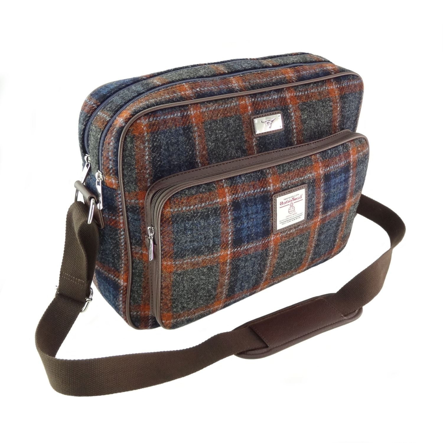 Harris tweed messenger bag online