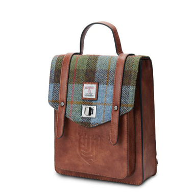 The Mini Carloway Backpack with Harris Tweed®