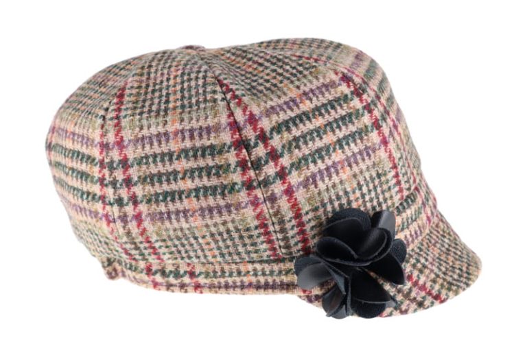 Irish Ladies Wool Newsboy Cap