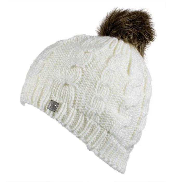 Classic Wool Knit Bobble Hat