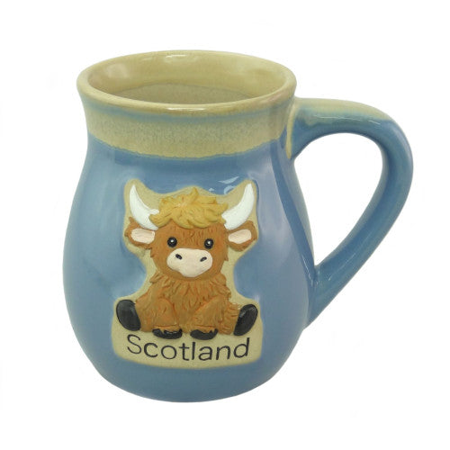 Hand-Painted Stoneware Mug