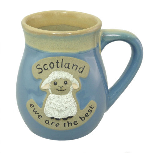Hand-Painted Stoneware Mug