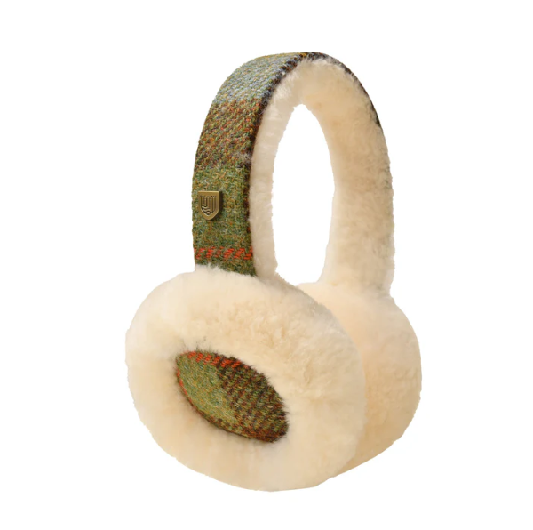 Islander® Sheepskin Earmuffs with Harris Tweed®