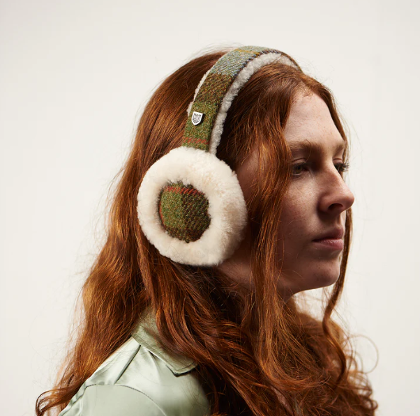 Islander® Sheepskin Earmuffs With Harris Tweed® – The Celtic Ranch Islander® Sheepskin Earmuffs With Harris Tweed® – The Celtic Ranch