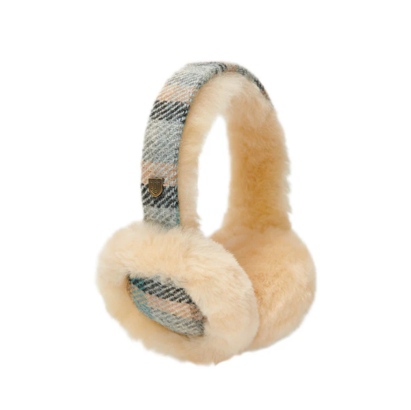 Islander® Sheepskin Earmuffs with Harris Tweed®