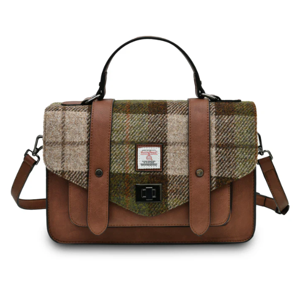 The Large Satchel with Harris Tweed®