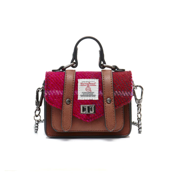 Islander® Tartan Wee Satchel with Harris Tweed®