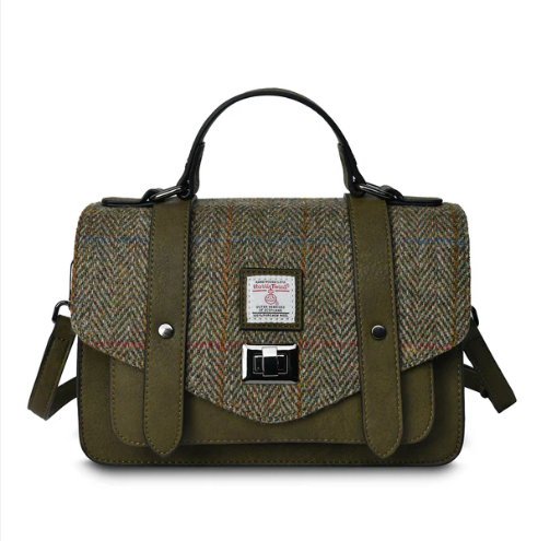 The Large Satchel with Harris Tweed®