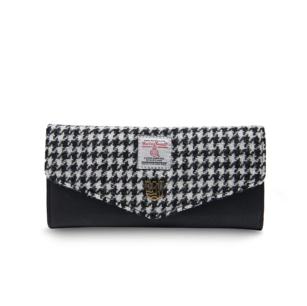 Islander Large Clasp Purse with Harris Tweed