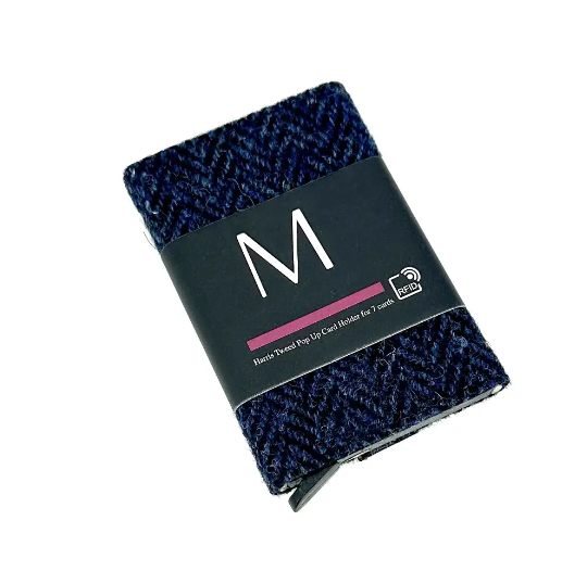 Pop up Wallet Cardholder with Harris Tweed®
