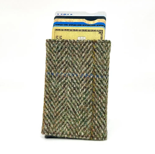 Pop up Wallet Cardholder with Harris Tweed®