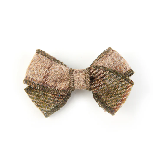 Islander® Handmade Harris Tweed® Hair Bow Clips