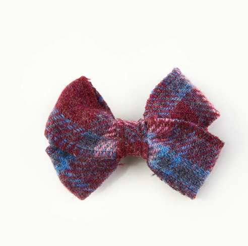 Islander® Handmade Harris Tweed® Hair Bow Clips