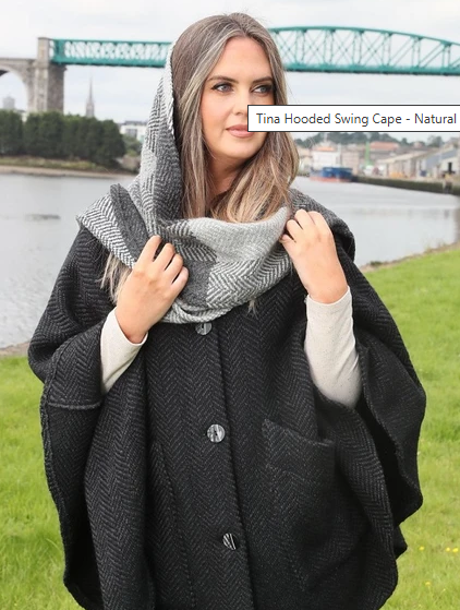 TIna  Hooded Cape Killybegs