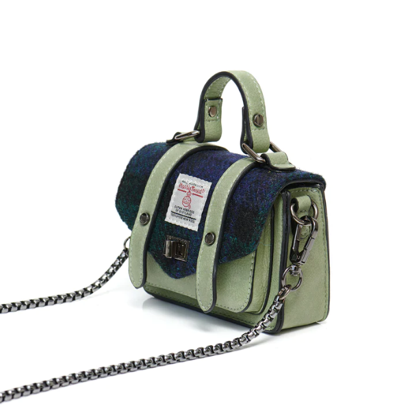 Islander® Tartan Wee Satchel with Harris Tweed®