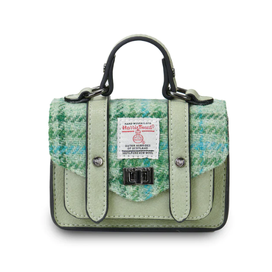 Islander® Tartan Wee Satchel with Harris Tweed®