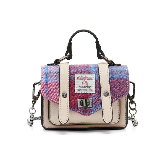 Islander® Tartan Wee Satchel with Harris Tweed®