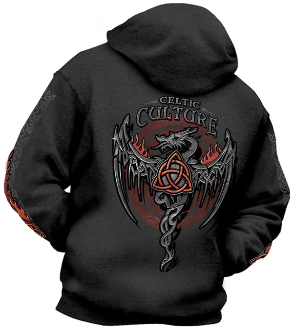 Celtic Culture Dragon Hoodie