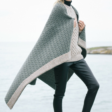 Tweed Trimmed Blanket 40" X 60"