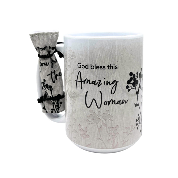 Bless This Amazing Woman Mug and Coaster Set