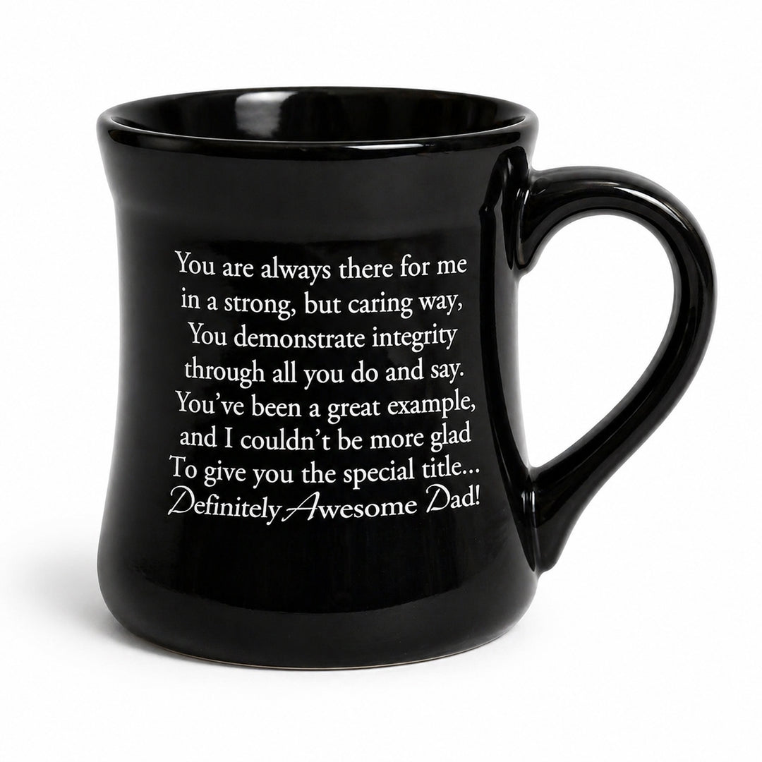Definitely Awesome Dad Stoneware Mug