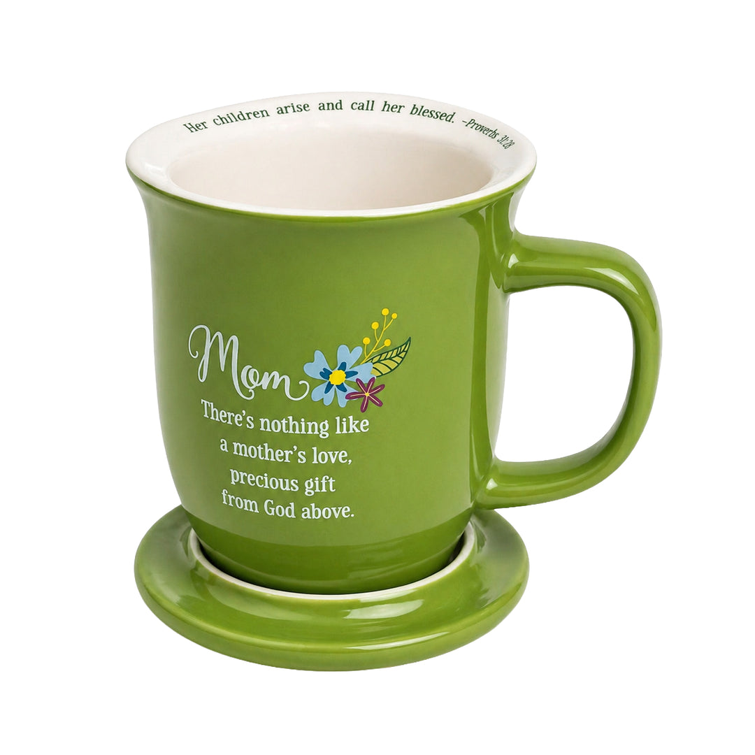 Floral Mug &amp; Coaster Set