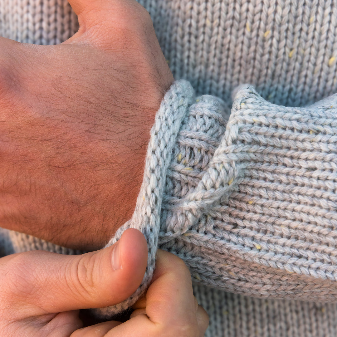 Men's Aranmore Irish Roll Neck Crew Sweater