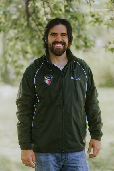 Retro Irish Men's Green Full-Zip Hooded Weatherproof Jacket – The