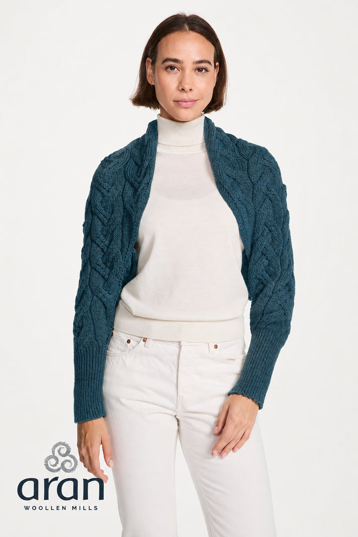 Super Soft Aran Bolero Jacket
