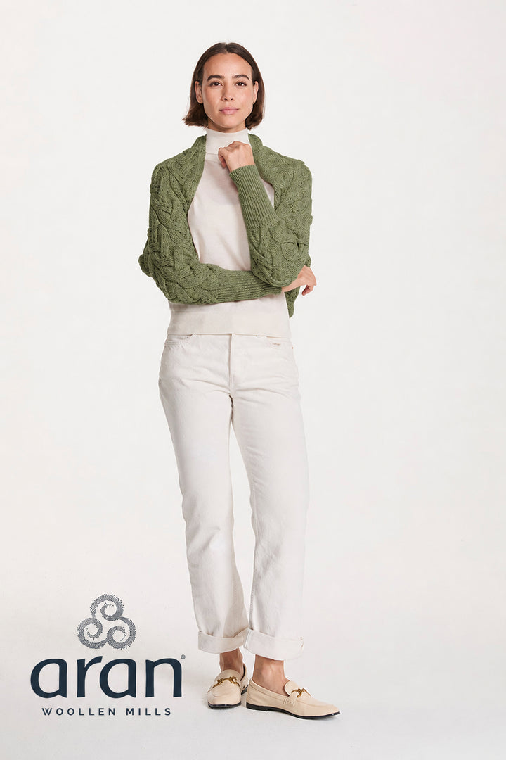 Super Soft Aran Bolero Jacket