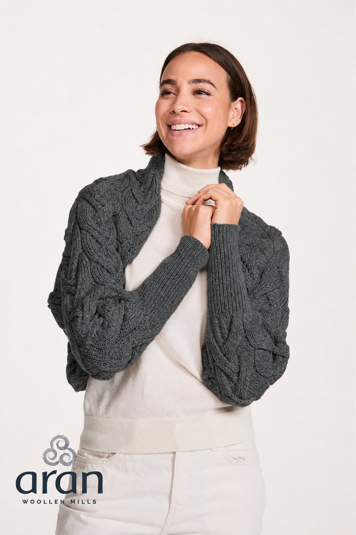 Super Soft Aran Bolero Jacket