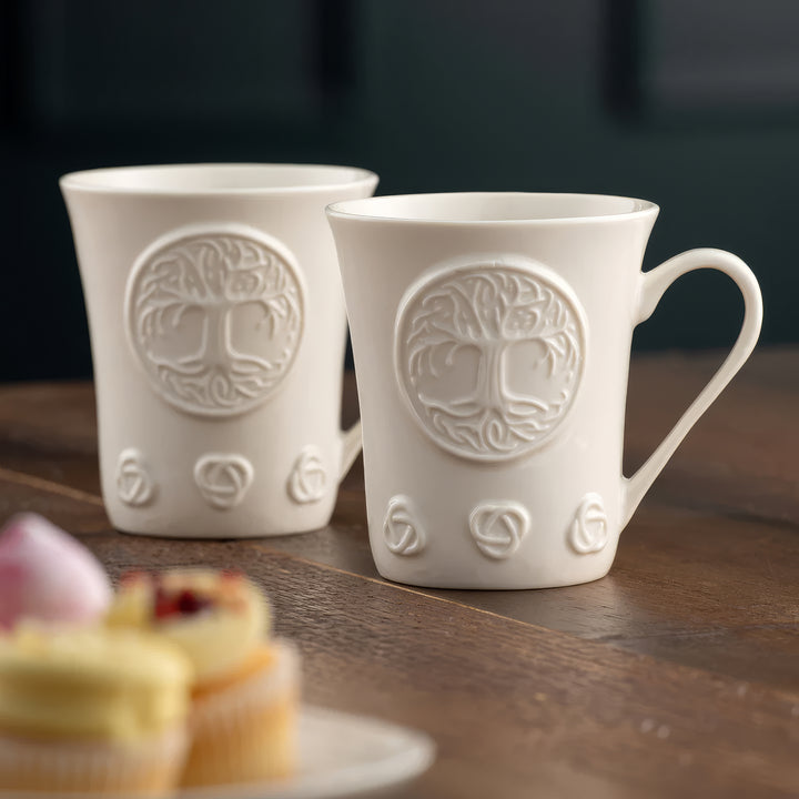 Belleek Pottery Celtic Mug Gift Set