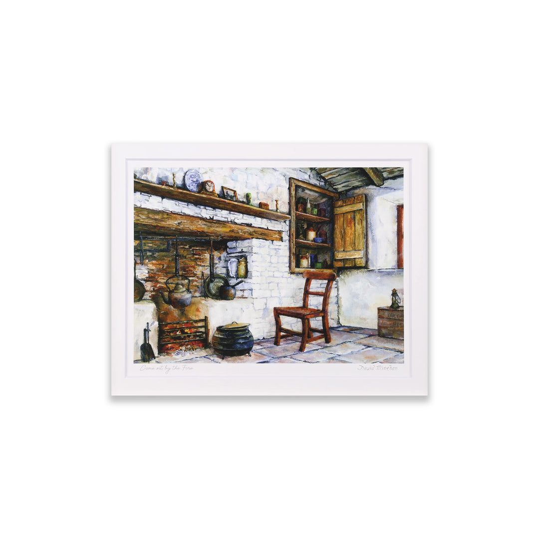 "Come Sit by the Fire" Irish Wall Décor