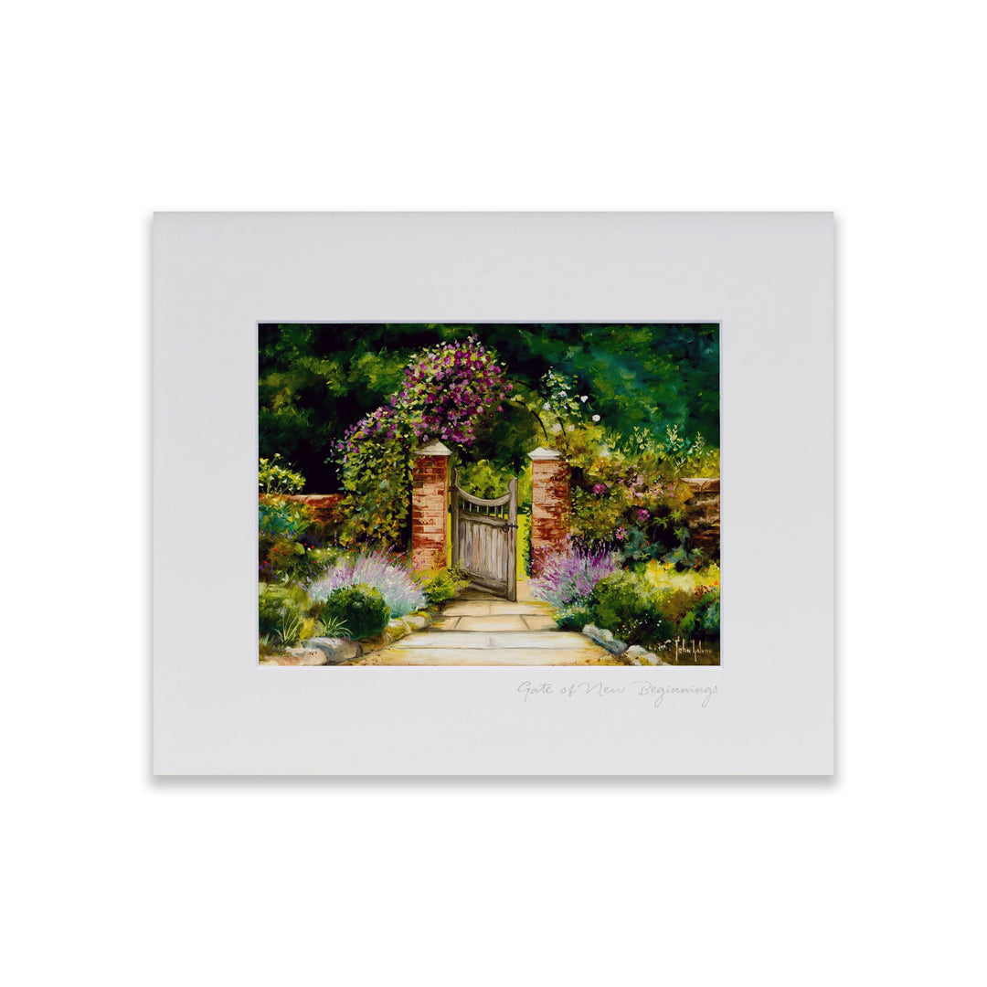 “Gate of New Beginnings” Fine Art Print Wall Décor