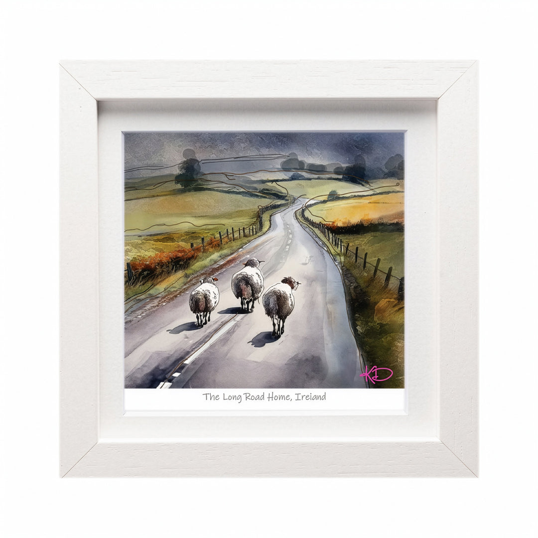 Mini Framed Irish Art by Karolina Di Duca